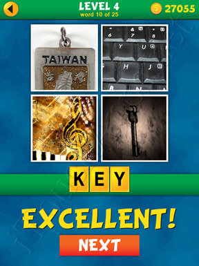 4 Pics 1 Word Puzzle - What's That Word Level 4 Word 10 Solution