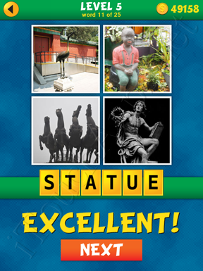 4 Pics 1 Word Puzzle - What's That Word Level 5 Word 11 Solution