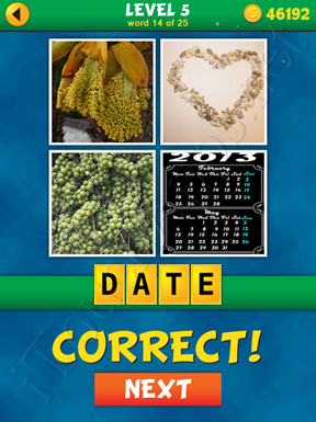 4 Pics 1 Word Puzzle - What's That Word Level 5 Word 14 Solution