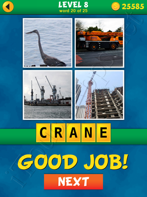 4 Pics 1 Word Puzzle - What's That Word Level 8 Word 20 Solution