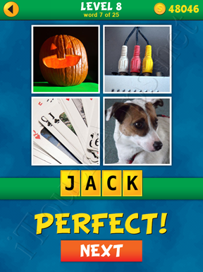 4 Pics 1 Word Puzzle - What's That Word Level 8 Word 7 Solution