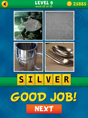 4 Pics 1 Word Puzzle - What's That Word Level 9 Word 20 Solution