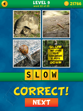 4 Pics 1 Word Puzzle - What's That Word Level 9 Word 22 Solution