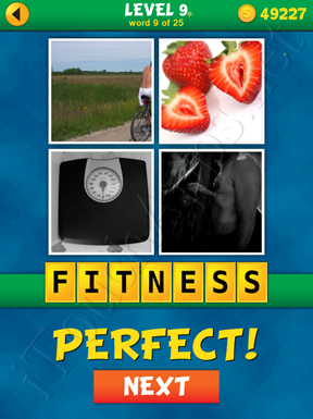 4 Pics 1 Word Puzzle - What's That Word Level 9 Word 9 Solution