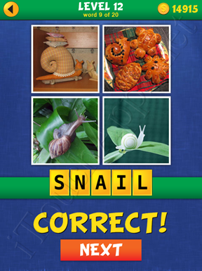 4 Pics Mystery Level 12 Word 9 Solution