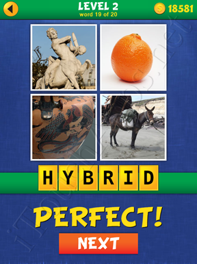 4 Pics Mystery Level 2 Word 19 Solution