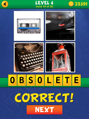 4 Pics Mystery Level 4 Word 19 Solution