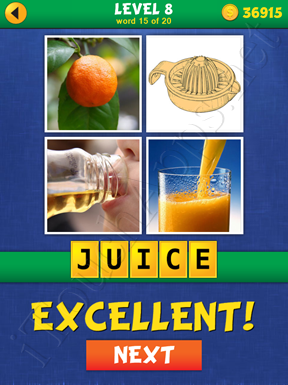 4 Pics Mystery Level 8 Word 15 Solution