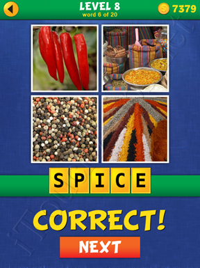 4 Pics Mystery Level 8 Word 6 Solution