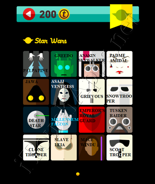 Icon Pop Quiz Game Weekend Specials Star Wars Answers / Solutions