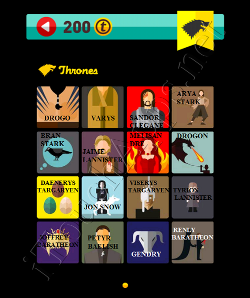 Icon Pop Quiz Game Weekend Specials Thrones Answers / Solutions