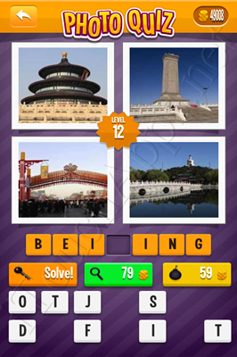 Photo Quiz Cities Pack Level 12 Solution
