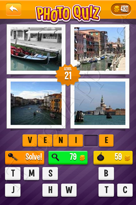 Photo Quiz Cities Pack Level 21 Solution