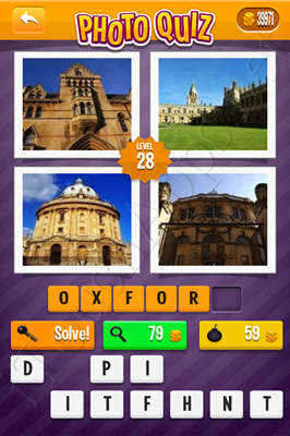 Photo Quiz Cities Pack Level 28 Solution