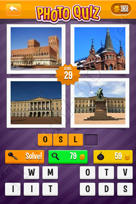 Photo Quiz Cities Pack Level 29 Solution