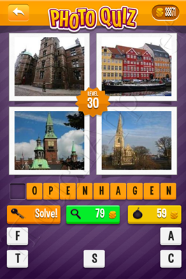 Photo Quiz Cities Pack Level 30 Solution
