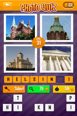 Photo Quiz Cities Pack Level 31 Solution