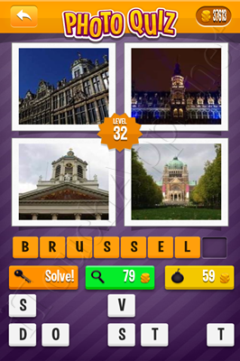 Photo Quiz Cities Pack Level 32 Solution