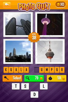 Photo Quiz Cities Pack Level 38 Solution