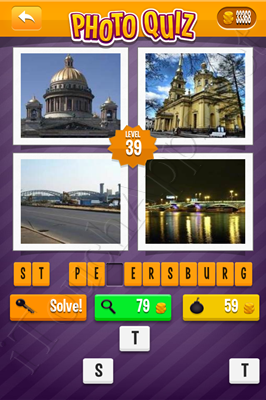 Photo Quiz Cities Pack Level 39 Solution