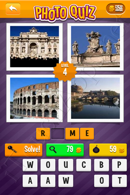 Photo Quiz Cities Pack Level 4 Solution