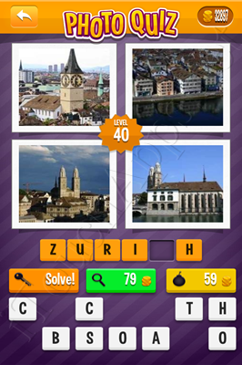 Photo Quiz Cities Pack Level 40 Solution
