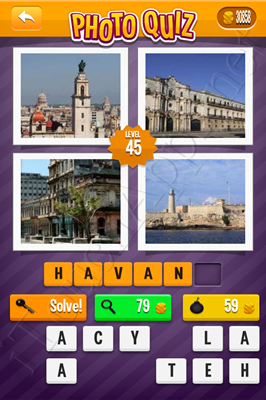 Photo Quiz Cities Pack Level 45 Solution