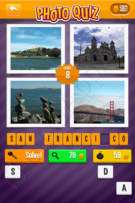 Photo Quiz Cities Pack Level 8 Solution