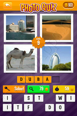 Photo Quiz Cities Pack Level 9 Solution