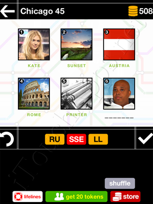 Pics & Pieces Chicago Pack Level 45 Answer