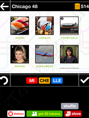 Pics & Pieces Chicago Pack Level 48 Answer