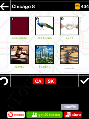 Pics & Pieces Chicago Pack Level 8 Answer