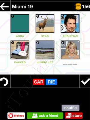 Pics & Pieces Miami Pack Level 19 Answer