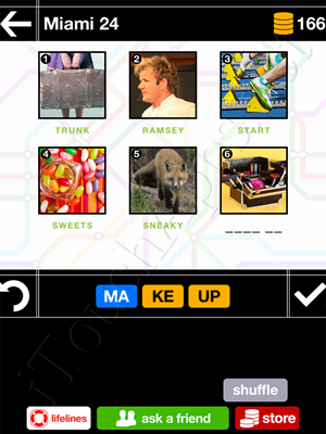 Pics & Pieces Miami Pack Level 24 Answer