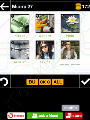 Pics & Pieces Miami Pack Level 27 Answer