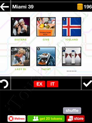 Pics & Pieces Miami Pack Level 39 Answer