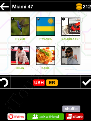 Pics & Pieces Miami Pack Level 47 Answer
