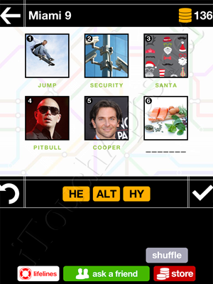 Pics & Pieces Miami Pack Level 9 Answer