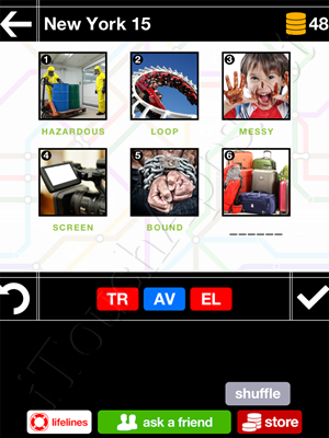 Pics & Pieces New York Pack Level 15 Answer