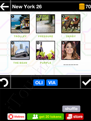 Pics & Pieces New York Pack Level 26 Answer