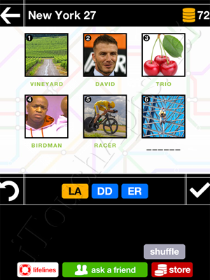 Pics & Pieces New York Pack Level 27 Answer