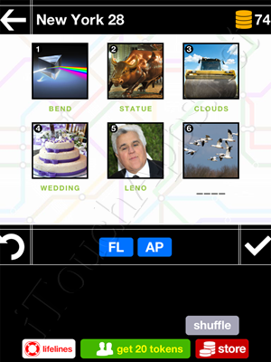 Pics & Pieces New York Pack Level 28 Answer