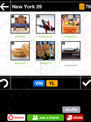 Pics & Pieces New York Pack Level 29 Answer