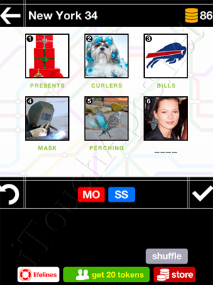 Pics & Pieces New York Pack Level 34 Answer