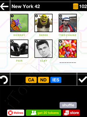 Pics & Pieces New York Pack Level 42 Answer