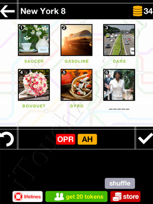 Pics & Pieces New York Pack Level 8 Answer