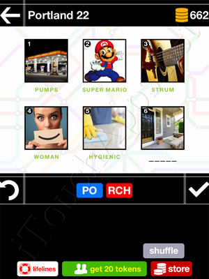 Pics & Pieces Portland Pack Level 22 Answer