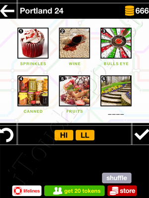 Pics & Pieces Portland Pack Level 24 Answer