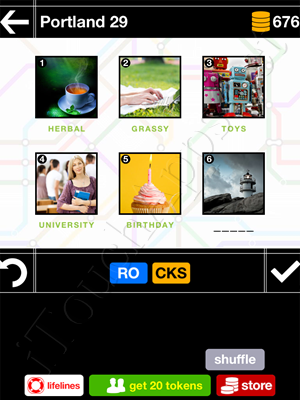 Pics & Pieces Portland Pack Level 29 Answer