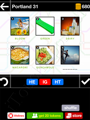 Pics & Pieces Portland Pack Level 31 Answer
